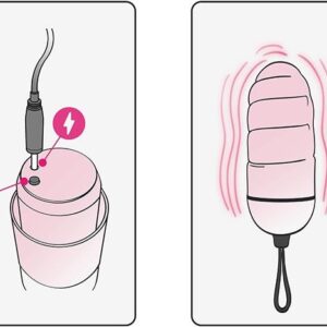 Jajko Wibracyjne Ocean Storm - Pink z LRS Control – Ekskluzywna Przyjemność, która Zaskoczy Twoje Zmysły