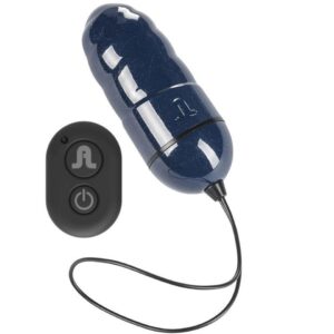 Jajko Wibracyjne Ocean Storm - Dark Blue z Mini LRS Control – Ekskluzywna Przeżycie Pełne Przyjemności