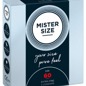 Prezerwatywy Mister Size 60mm 3 szt