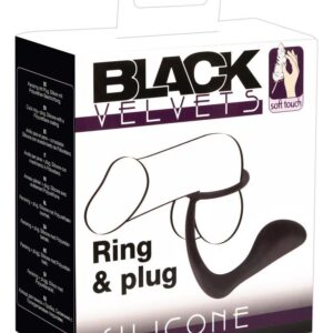 Black Velvets Ring & Plug analny