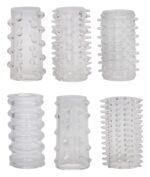 Red Roses Penis Ring Set 6 pcs