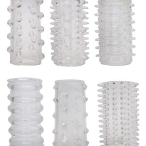 Red Roses Penis Ring Set 6 pcs