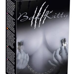 Zaciski sutkowe na mocnym łańcuchu Bad Kitty