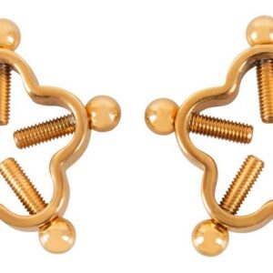 Lekkie jak piórko zaciski na sutki Nipple Jewellery Golden Flower Bad Kitty