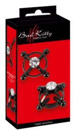 Lekkie jak piórko zaciski na sutki Nipple Jewellery Shiny Star Bad Kitty