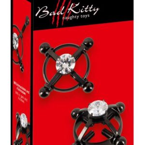 Lekkie jak piórko zaciski na sutki Nipple Jewellery Shiny Star Bad Kitty