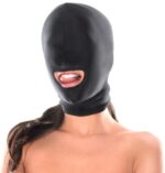 FETISH MASKA Spandex Open Mouth Hood