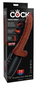 Wibrator King Cock 7.5” Thrusting Cock – Realistyczny