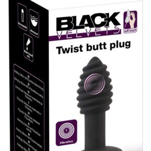 Black Velvets Twist butt plug