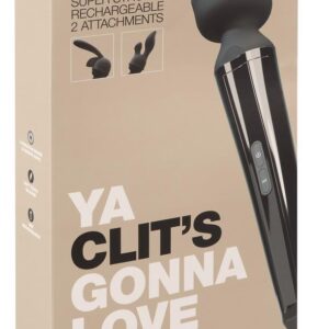 Massage Wand & 2 Attachments - Wibrator do Masaży Ciała i Intymnych