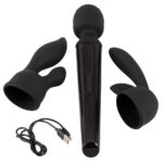 Massage Wand & 2 Attachments - Wibrator do Masaży Ciała i Intymnych