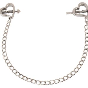 Zaciski na sutki w kształcie serca Bad Kitty