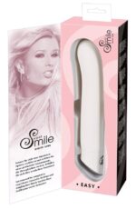 Wibrator Smile Easy White – Idealne Do Samodzielnej Zabawy lub We Dwoje