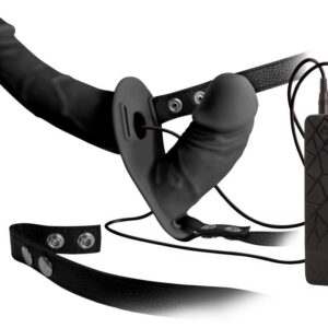 Wibrujący STRAP-ON Podwójny