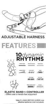 Wibrujący STRAP-ON Podwójny