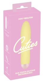Cuties Mini Vibrator Yellow – Smukła Forma, Maksymalna Przyjemność