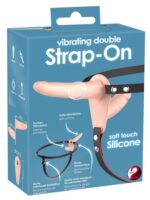 Podwójny Strap-On z Wibracjami