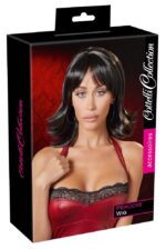 Peruka z ładną fryzurą Czarna