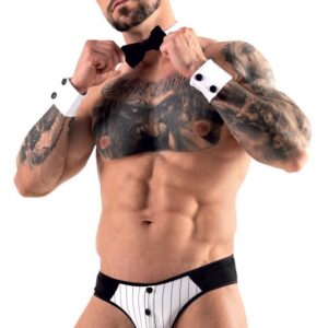 Zestaw majtki męskie + mankiety + muszka XL