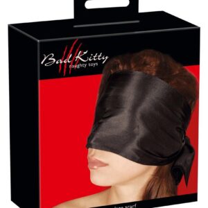 Długi czarny szalik Bad Kitty czarny