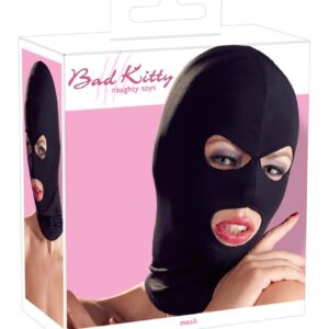 Szczelnie przylegająca do głowy maska Bad Kitty