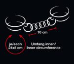 Piękne czarne kajdanki Bad Kitty