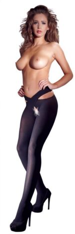 Czarne pończochy od Cottelli L/XL