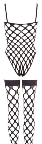 Bodystocking siatkowany S-L