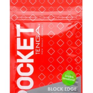 Masturbator Pocket Tenga Block Edge