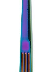 Wytrzymały metalowy wiatraczek Rainbow Triple Pinwheel