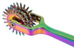 Wytrzymały metalowy wiatraczek Rainbow Triple Pinwheel