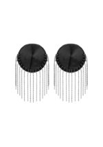 Czarne nasutniki z koralikami od Obsessive