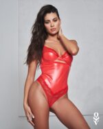 Seksowne czerwone body od Obsessive  S/M