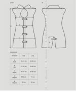 Seksowny szary strój stewardesy od Obsessive S/M