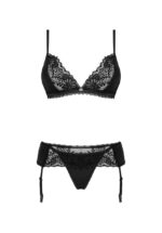 Komplet bielizny 3-częściowy od Obsessive XL/2XL