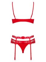 Komplet bielizny 3-częściowy od Obsessive S/M