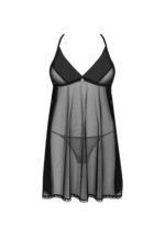 Seksowna czarna koszulka i stringi od Obsessive XS/S