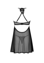 Seksowna czarna koszulka i stringi od Obsessive M/L