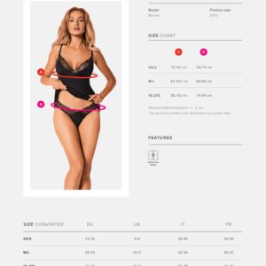 Komplet koszulka i majtki od Obsessive  M/L