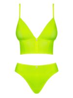 Żółty komplet bielizny od Obsessive S/M