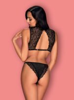 Seksowny czarny komplet bielizny od Obsessive S/M