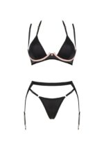 3-częściowy komplet bielizny od Obsessive M/L