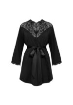 Seksowny czarny peniuar od Obsessive XS/S