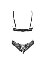 Komplet 2-częściowy otwarty od Obsessive XL/2XL