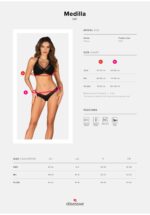 Seksowny komplet bielizny od Obsessive XS/S