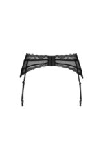 Klasyczny pas do pończoch z prześwitującą koronką od Obsessive M/L