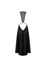 Satynowa sukienka z otwartymi plecami od Obsessive S/M