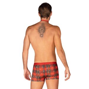 Seksowny świąteczny komplet bokserki i mucha od Obsessive 2XL/3XL