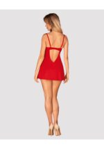 Czerwona koszulka i stringi od Obsessive M/L