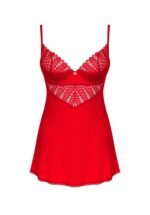 Czerwona koszulka i stringi od Obsessive XL/2XL